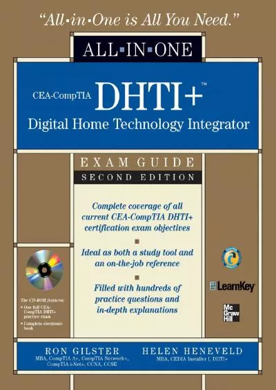 [FREE]-CEA-CompTIA DHTI+ Digital Home Technology Integrator All-In-One Exam Guide, Second Edition