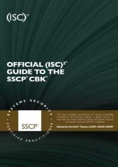 [FREE]-Official (ISC)2 Guide to the SSCP CBK ((ISC)2 Press)