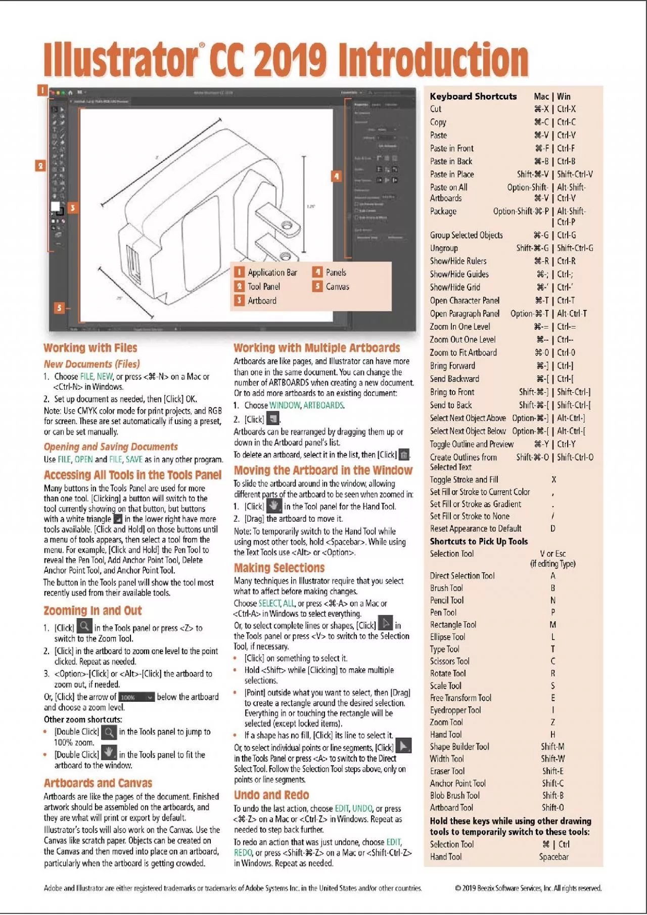 PDF-(DOWNLOAD)-Adobe Illustrator CC 2019 Introduction Quick Reference Guide (Cheat Sheet of