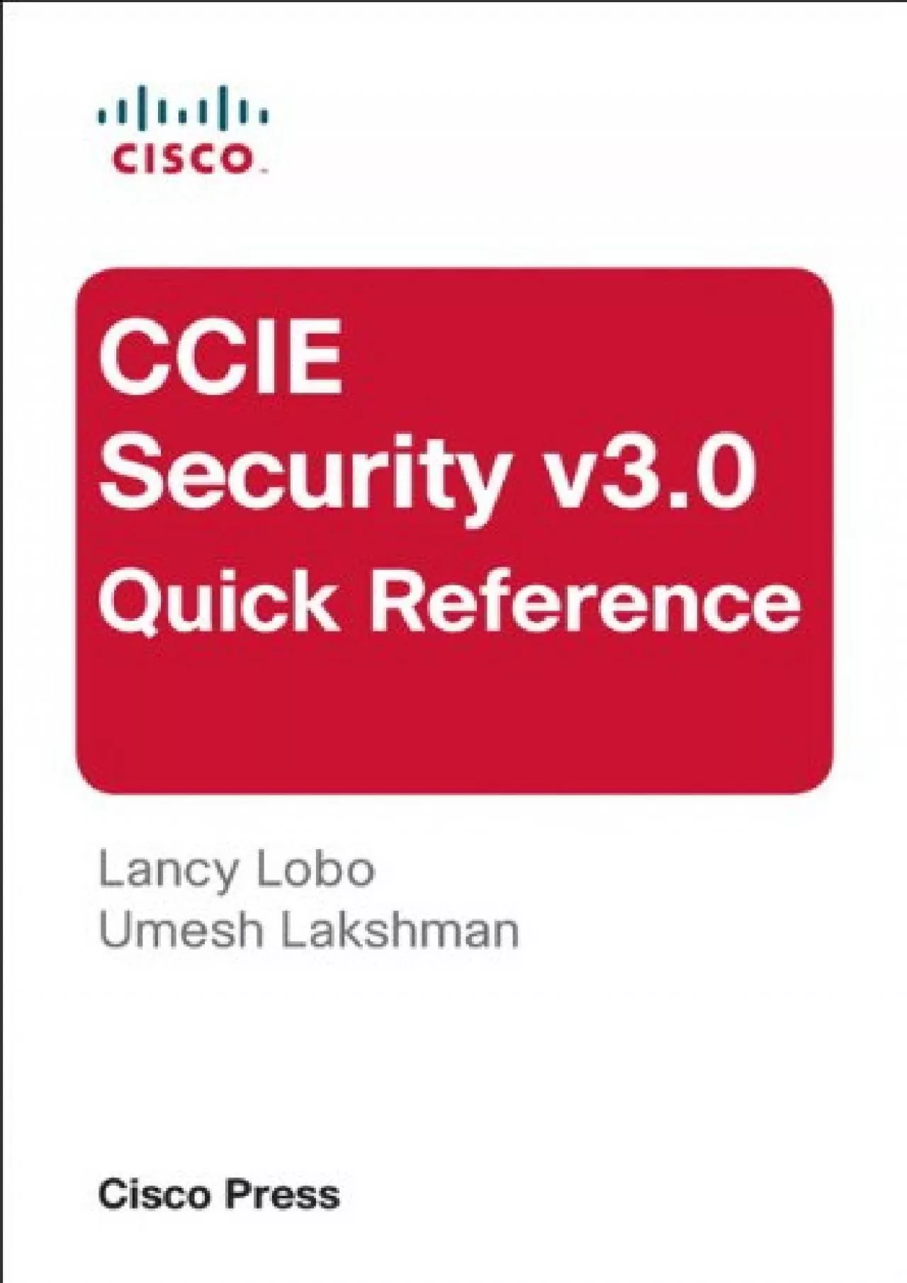 PDF-[eBOOK]-CCIE Security v3.0 Quick Reference