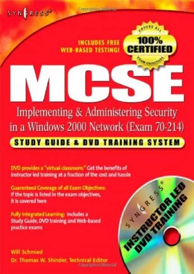 [FREE]-MCSE/MCSA Implementing and Administering Security in a Windows 2000 Network (Exam