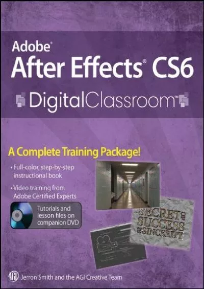 (BOOK)-Adobe After Effects CS6 Digital Classroom