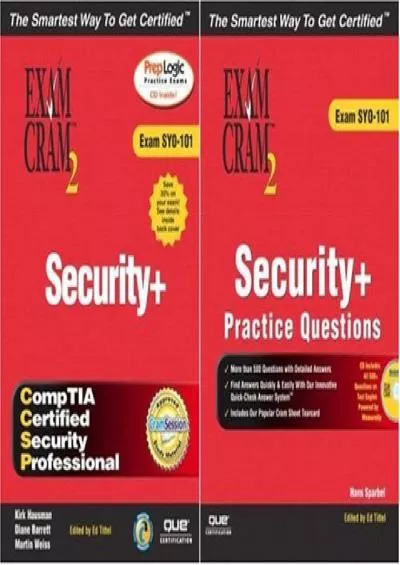 [READING BOOK]-The Ultimate Security+ Certification Exam Cram 2 Study Kit (Exam SYO-101)