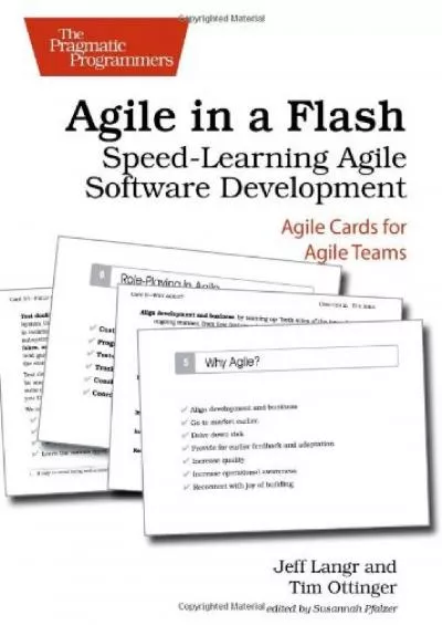 (READ)-Agile in a Flash: Speed-Learning Agile Software Development