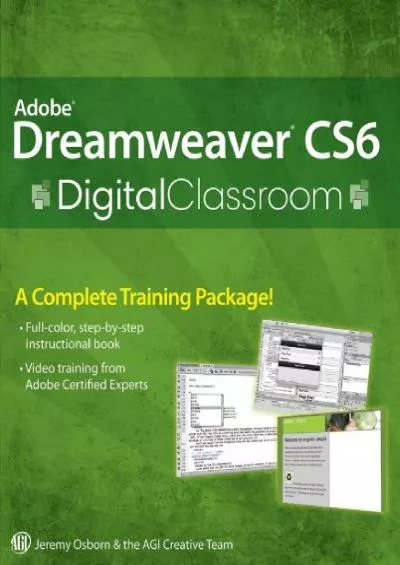 (READ)-Adobe Dreamweaver CS6 Digital Classroom