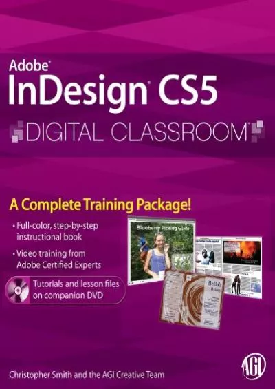 (READ)-InDesign CS5 Digital Classroom, (Book and Video Training)