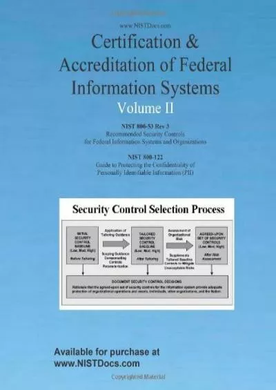 [eBOOK]-Certification  Accreditation of Federal Information Systems Volume II