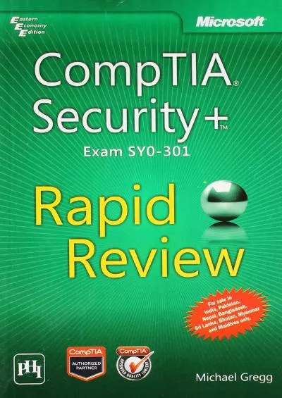 [eBOOK]-COMPTIA® SECURITY+™ RAPID REVIEW (EXAM SY0301) [Paperback] GREGG