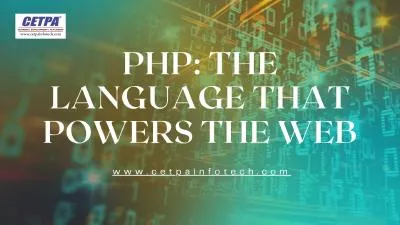 PHP: The Language That Powers the Web