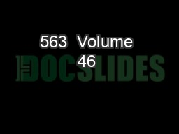 563  Volume 46 