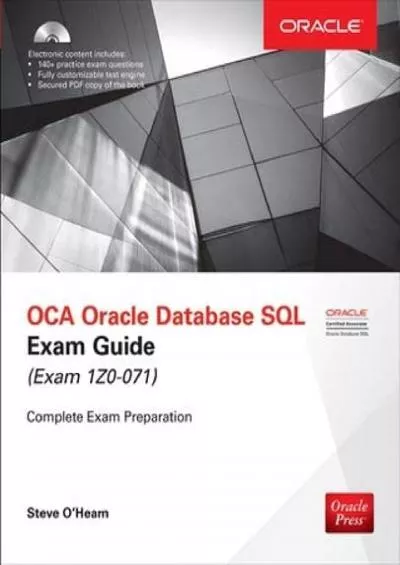 (BOOS)-OCA Oracle Database SQL Exam Guide (Exam 1Z0-071) (Oracle Press)