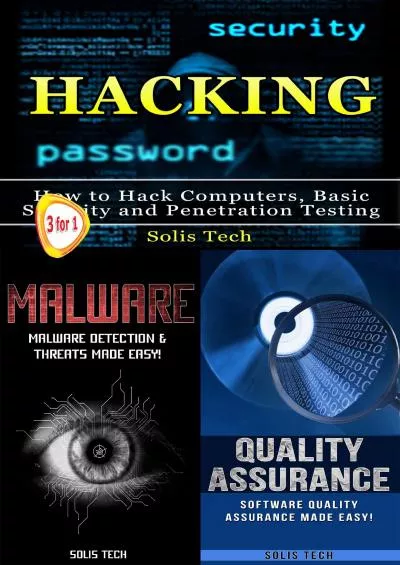 [READING BOOK]-Hacking + Malware + Quality Assurance