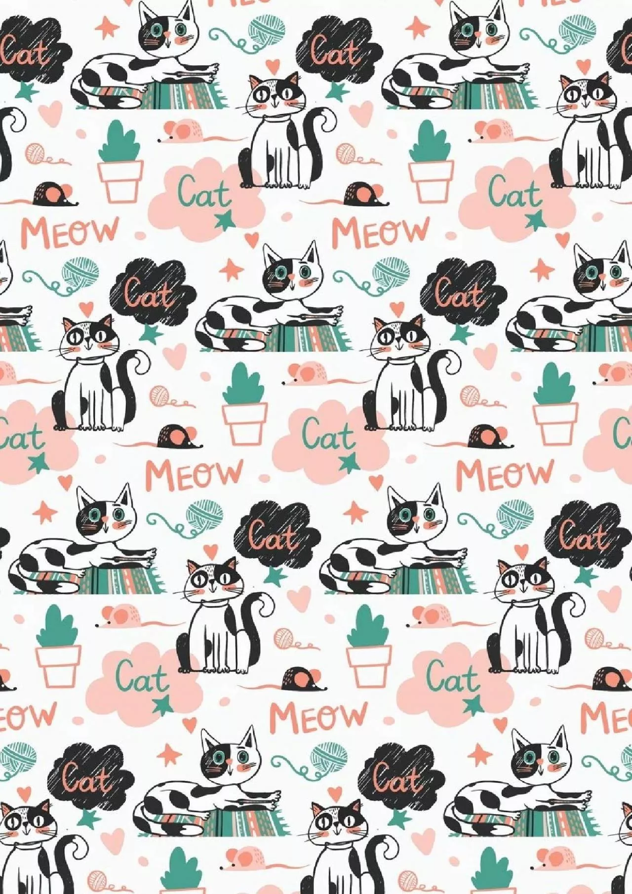 PDF-[FREE]-Meow Meow: Internet Password Logbook Large Print With Tabs | Cat Pattern Cover