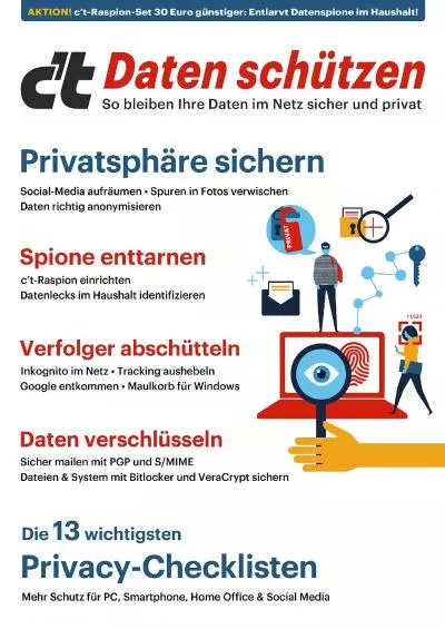 [eBOOK]-c\'t Daten schützen - So bleiben Ihre Daten im Netz sicher und privat: Rabattaktion