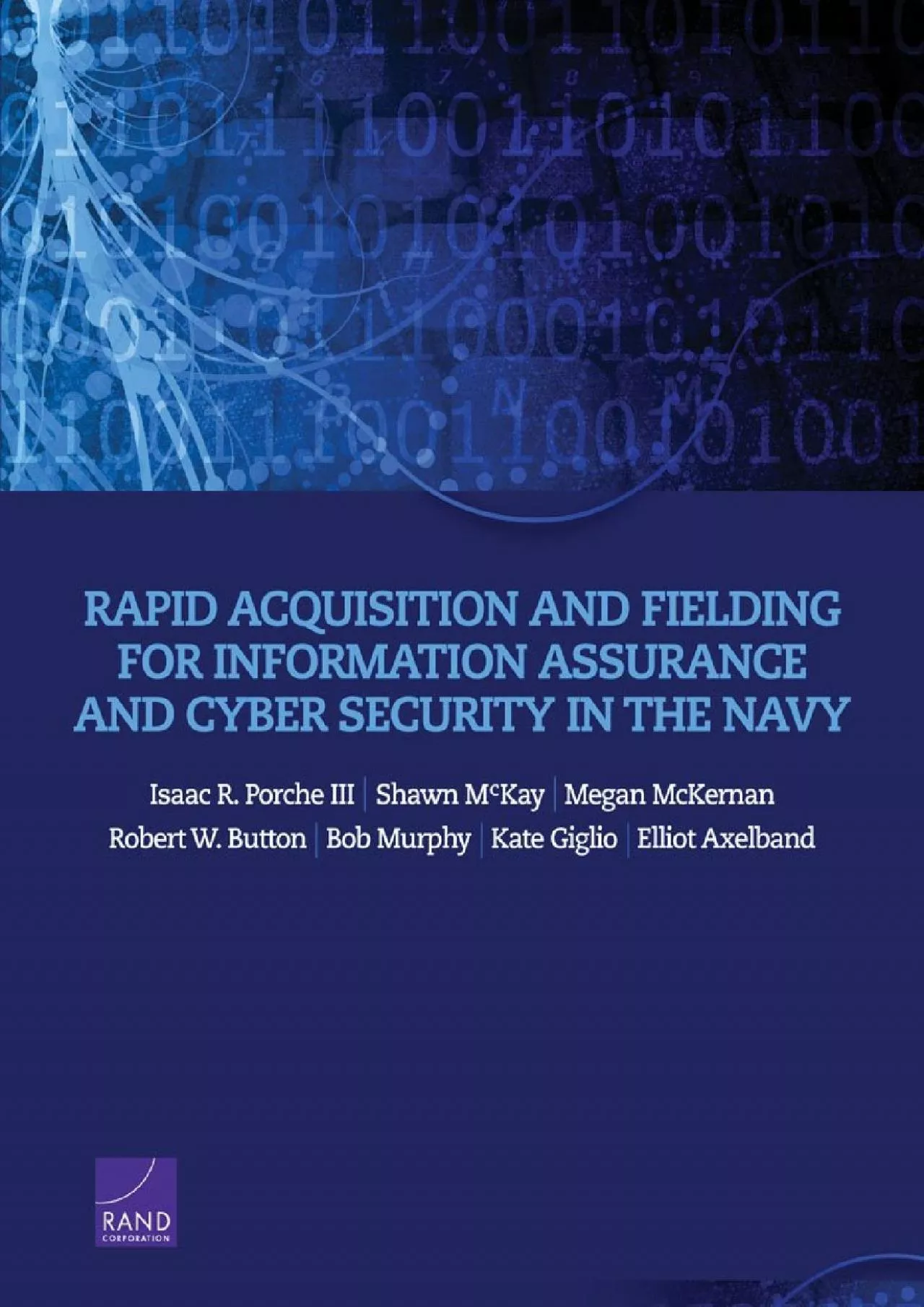 [READ]-Rapid Acquisition and Fielding for Information Assurance and Cyber Security in