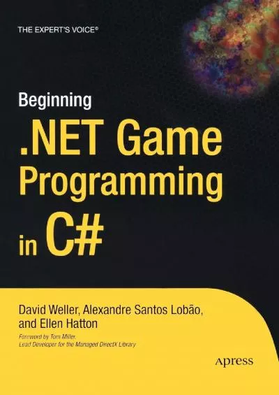 [BEST]-Beginning .NET Game Programming in C
