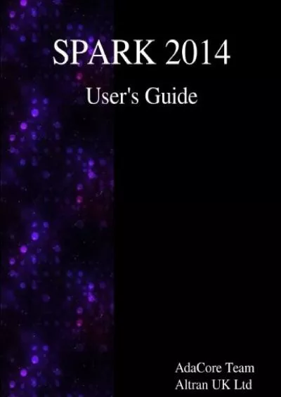 [READING BOOK]-SPARK 2014 User\'s Guide