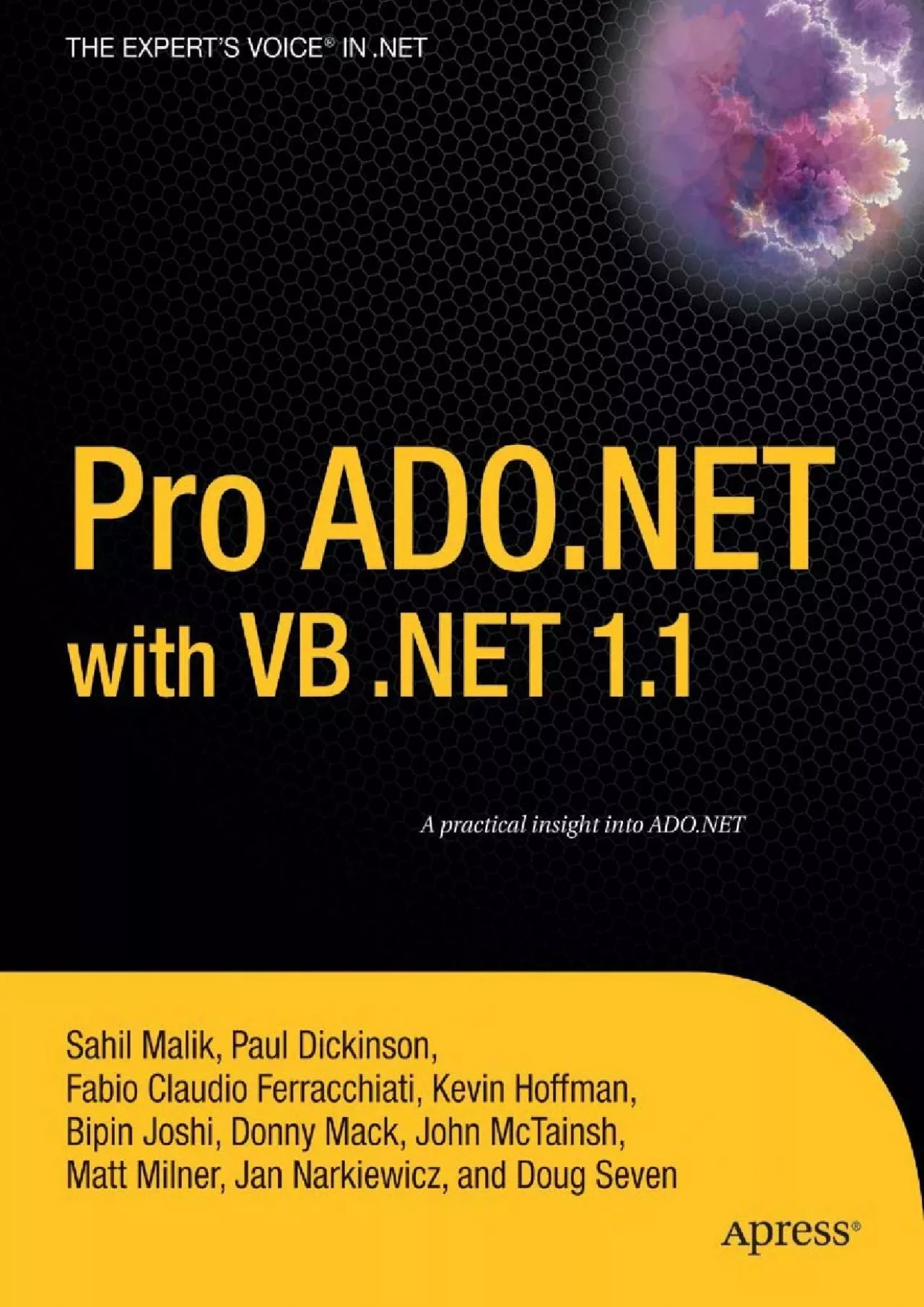 PDF-[eBOOK]-Pro ADO.NET with VB .NET 1.1