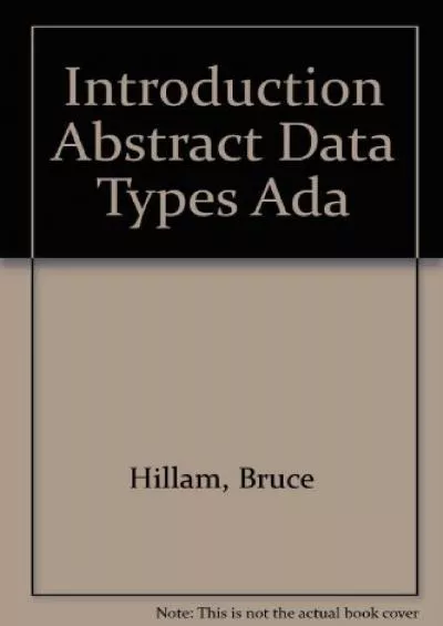 [BEST]-Introduction to Abstract Data Types Using Ada