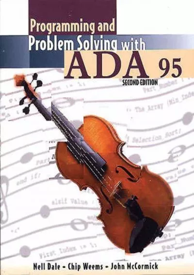 [BEST]-Programming and Problem Solving with Ada 95