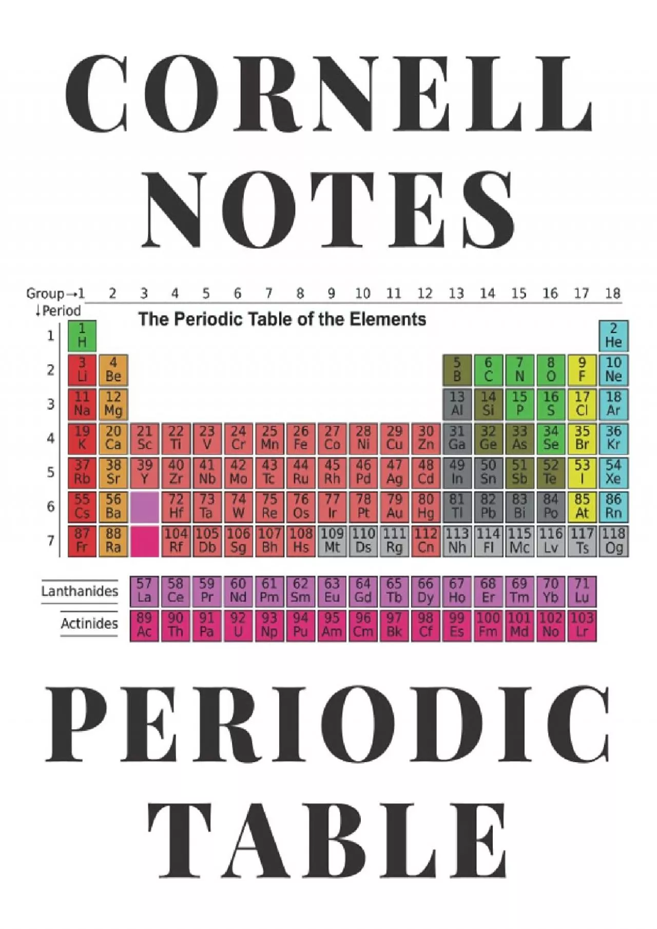 [FREE]-Cornell Notes Notebook College Ruled For Students - Periodic Table of Elements: