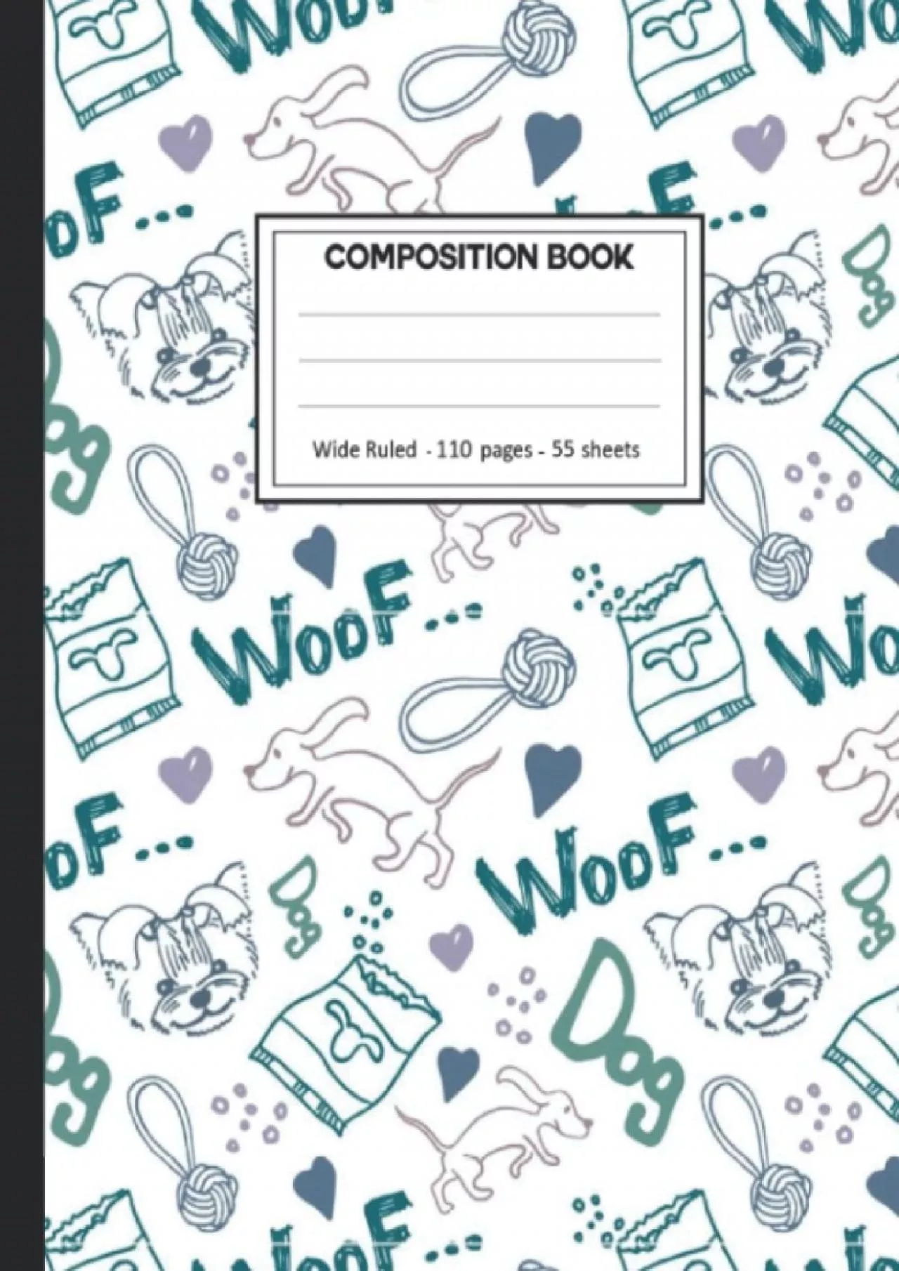 [READ]-Composition Notebook: College Ruled: 110+ Lined Pages Writing Journal: Puppy on