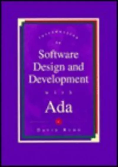 [BEST]-Introduction to Software Design and Development With Ada