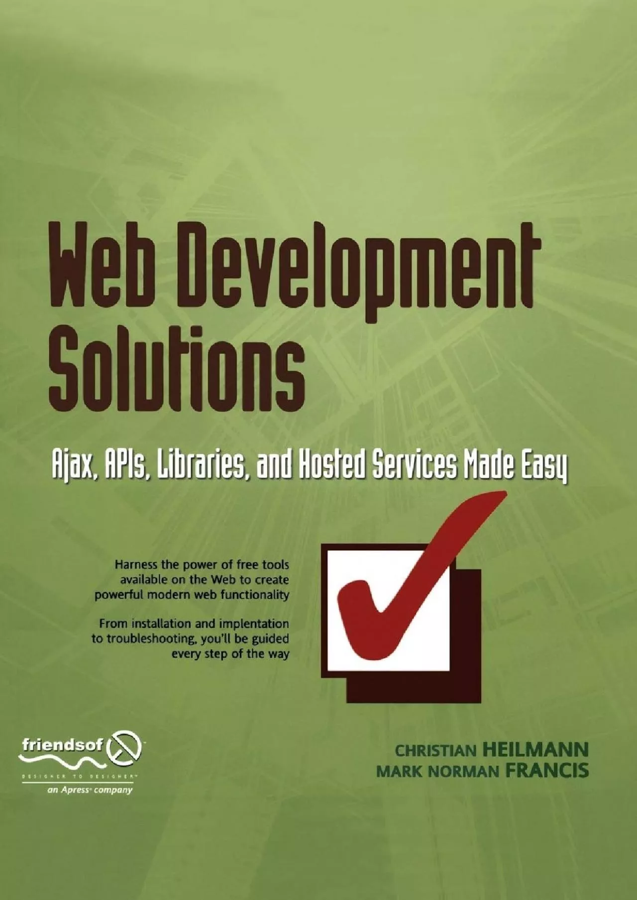 [FREE]-Web Development Solutions: Ajax, APIs, Libraries, and Hosted Services Made Easy