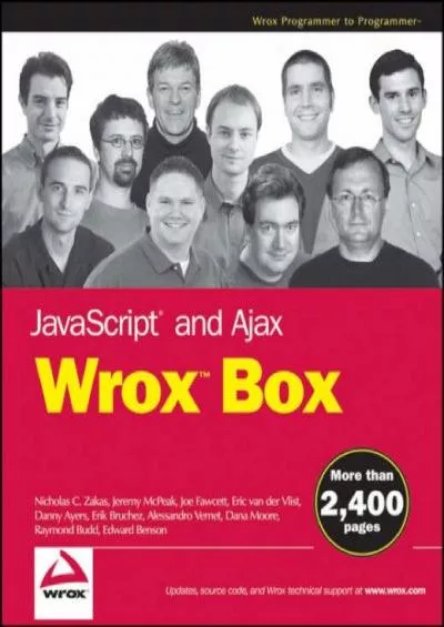 [eBOOK]-JavaScript and Ajax Wrox Box: Professional JavaScript for Web Developers, Professional Ajax, Pro Web 2.0, Pro Rich Internet Applications