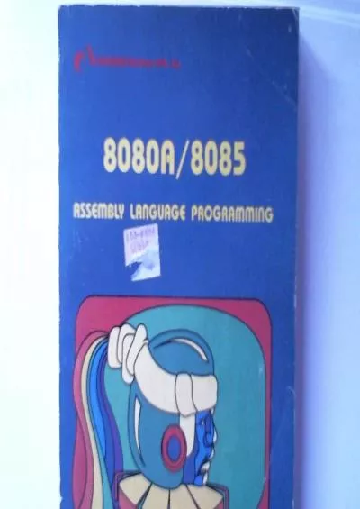 [FREE]-8080A-8085 Assembly Language Programming