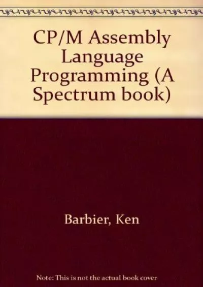 [READ]-CP/M Assembly Language Programming