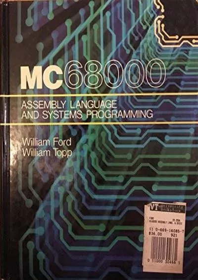 [BEST]-The MC68000 assembly language and systems programming