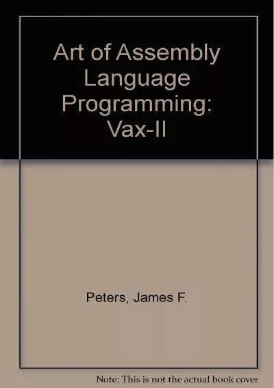 [eBOOK]-The Art of Assembly Language Programming, Vax-11
