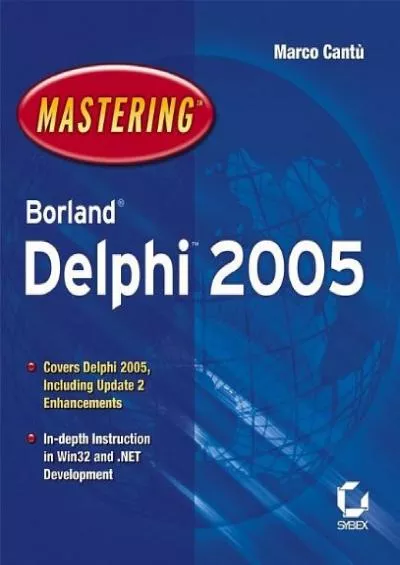 [READING BOOK]-Mastering Borland Delphi 2005
