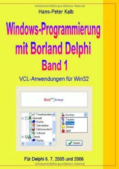 [READING BOOK]-Windows-Programmierung mit Borland Delphi, Band 1 (German Edition)