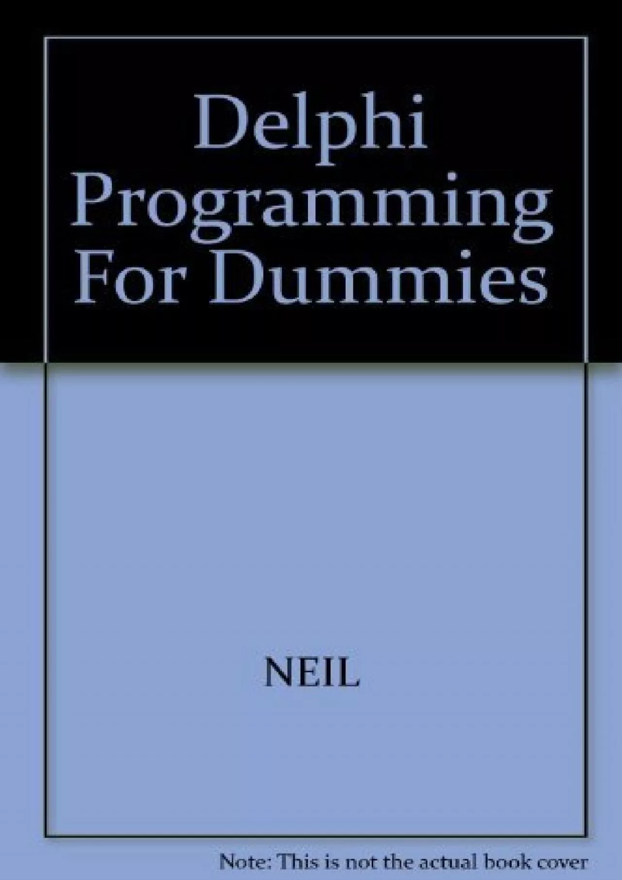 [eBOOK]-Delphi Programming for Dummies