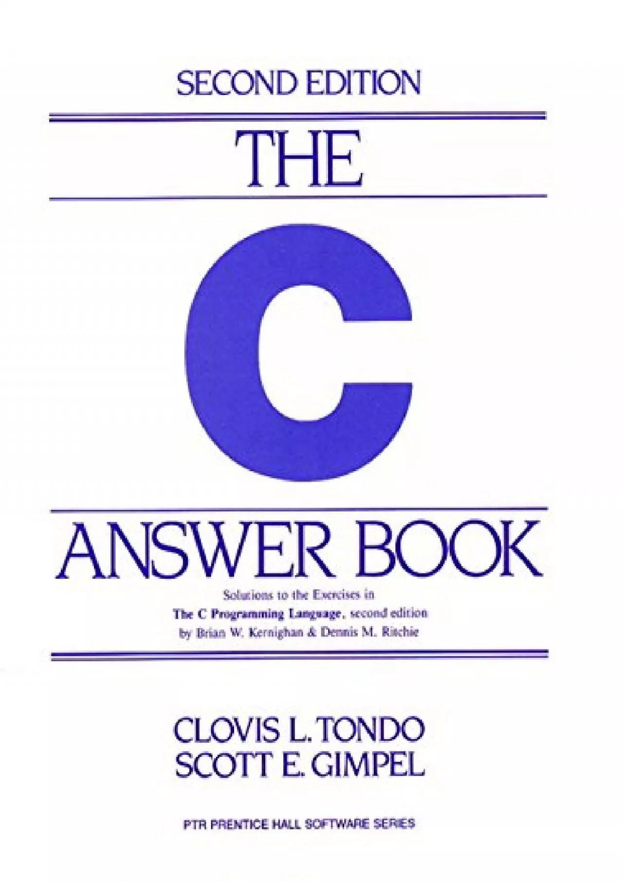 PDF-[DOWLOAD]-The C Answer Book: Solutions to the Exercises in \'The C Programming Language,\'