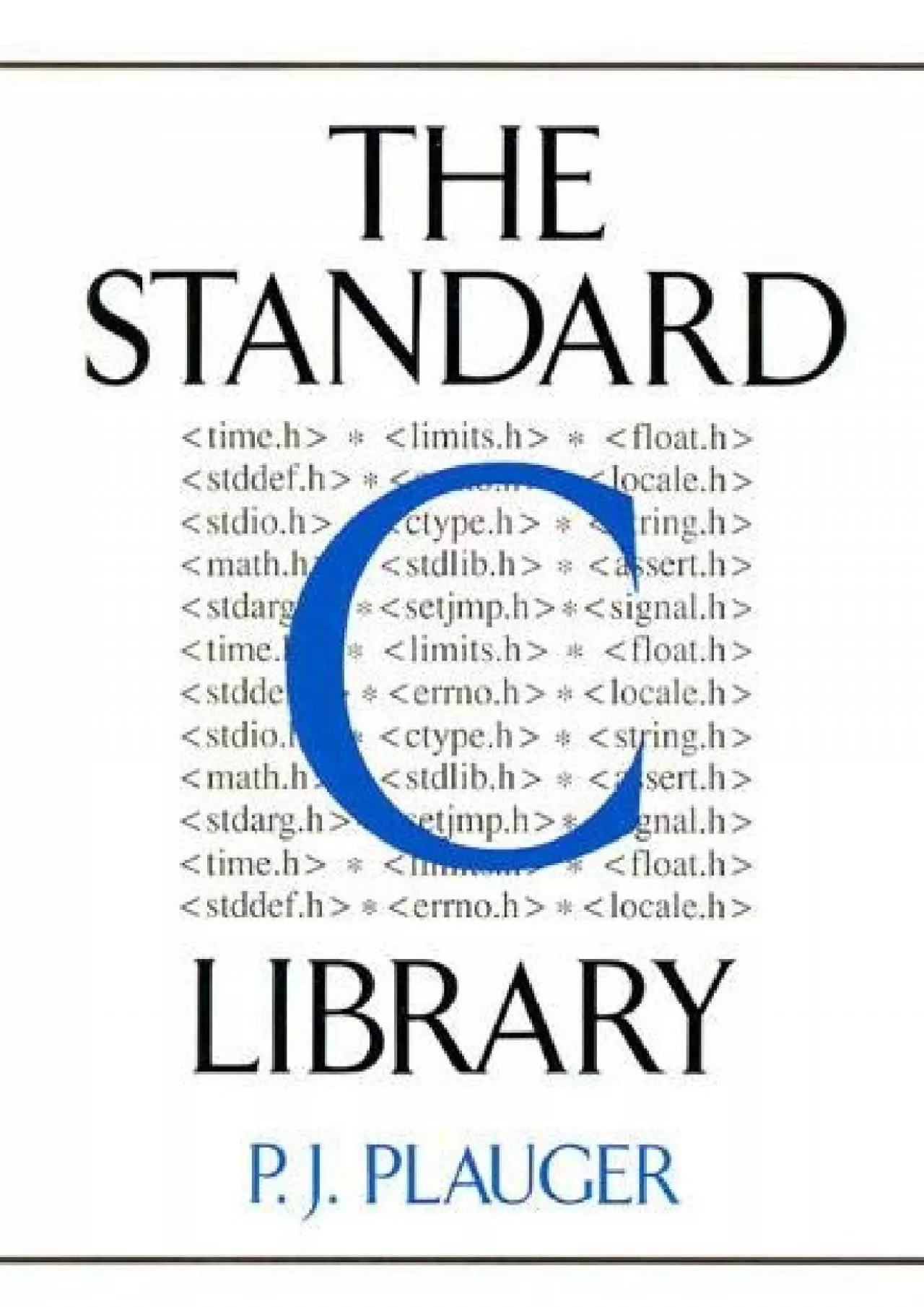 PDF-[BEST]-Standard C Library, The