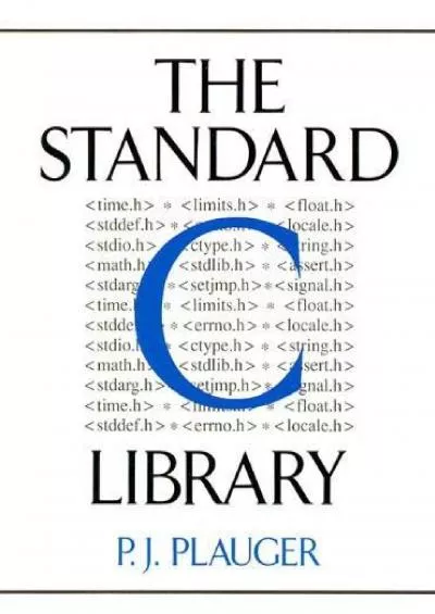 [BEST]-Standard C Library, The