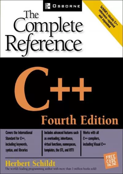 [eBOOK]-C++: The Complete Reference (Osborne Complete Reference Series)