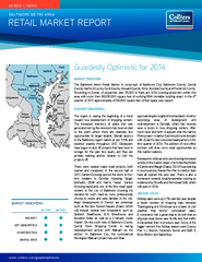 www.colliers.com/greaterbaltimoreGuardedly Optimistic for 2014
...