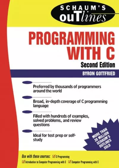 [eBOOK]-Schaum\'s Outline of Programming with C (Schaum\'s Outline Series)