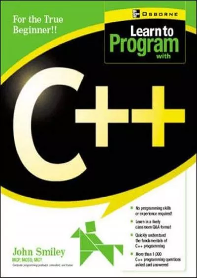 [BEST]-Learn to Program with C++