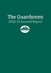 The Guardsmen2012-13 Annual Report