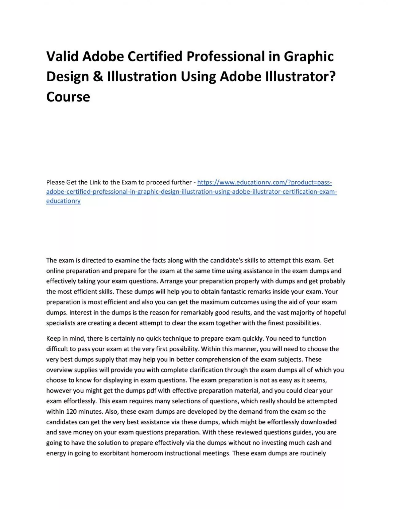 Valid Adobe Certified Professional in Graphic Design & Illustration Using Adobe Illustrator?