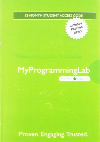 [BEST]-Starting Out with Java: From Control Structures through Objects -- MyLab Programming with Pearson eText