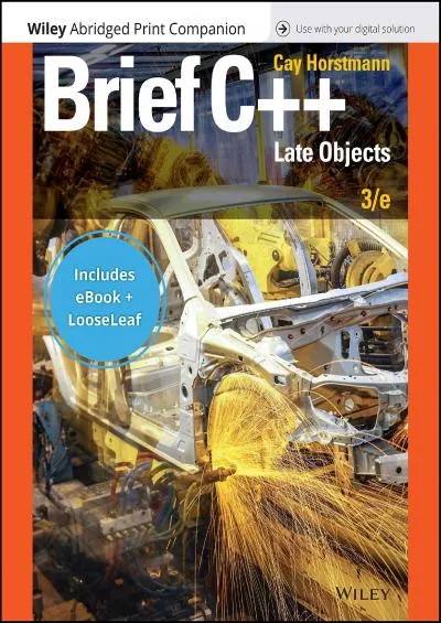 [eBOOK]-Brief C++: Late Objects, 3e Enhanced EPUB Reg Card Abridged Print Companion Set