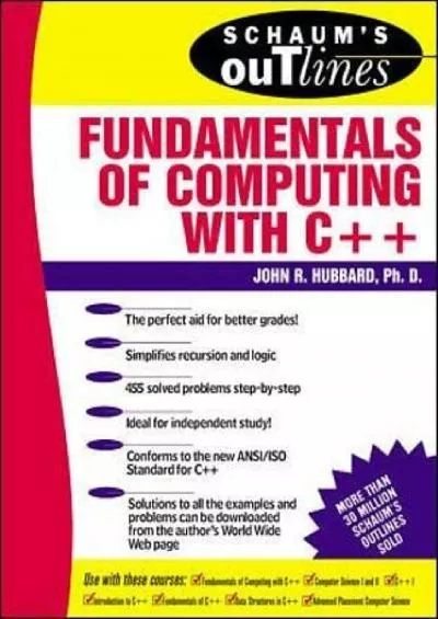 [eBOOK]-Schaum\'s Outline of Fundamentals of Computing with C++