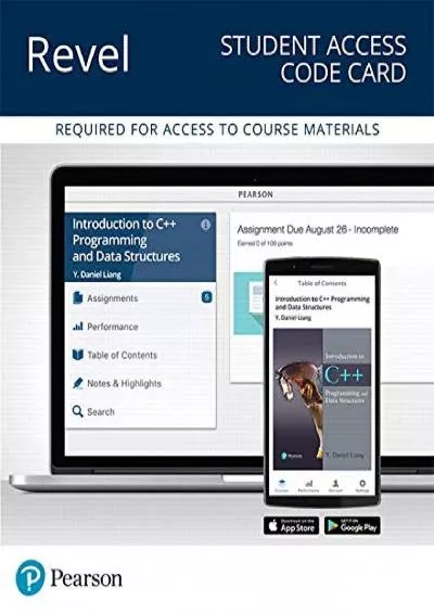 [BEST]-Revel for Introduction to C++ Programming and Data Structures -- Access Card (What\'s New in Computer Science)