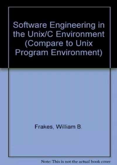 [READING BOOK]-Software Engineering in the Unix/C Environment